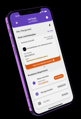 App na palma da mão